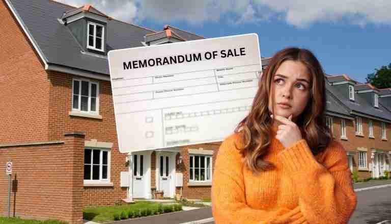 Understanding memorandum of sale