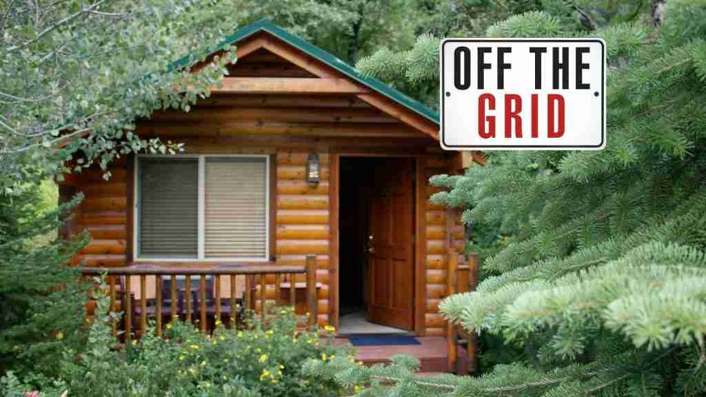 View of Secluded Off-Grid Cabins For Sale in The UK