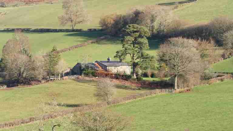 Rural house in Wales
