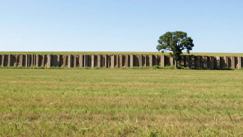 Expansive ridge line with a lone tree overlooking the home