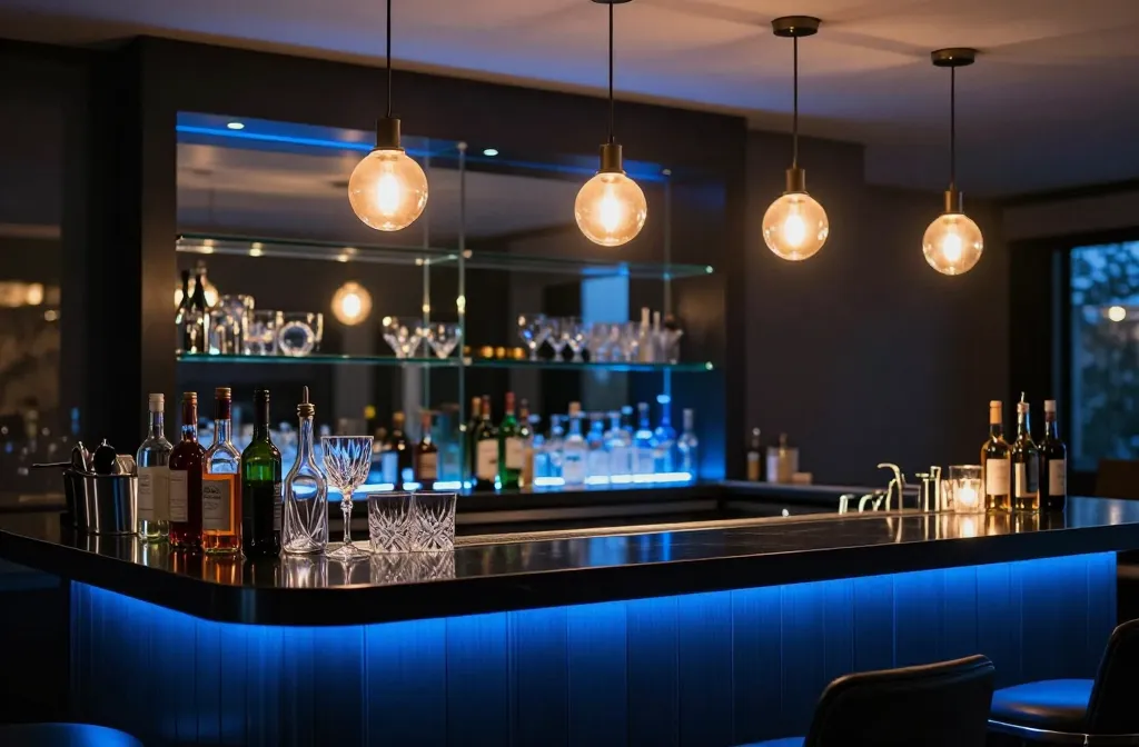 13 Bar Counter Lighting Ideas for Modern Homes: Chic Glow Guide