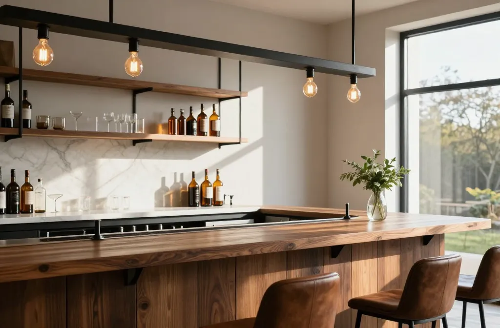 18 Bar Counter Decor Styles for Modern Entertaining: Chic Rooms You’Ll Love