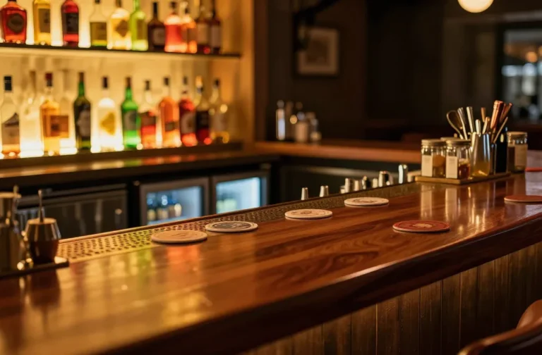 18 Bar Counter Ideas Perfect for Social Evenings: Gleaming Guides