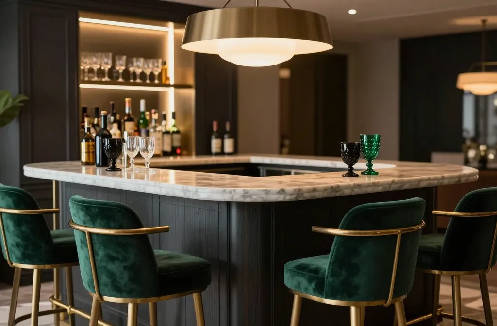 16 Bar Counter Styling Ideas for Luxury Homes: Luxe on Tap