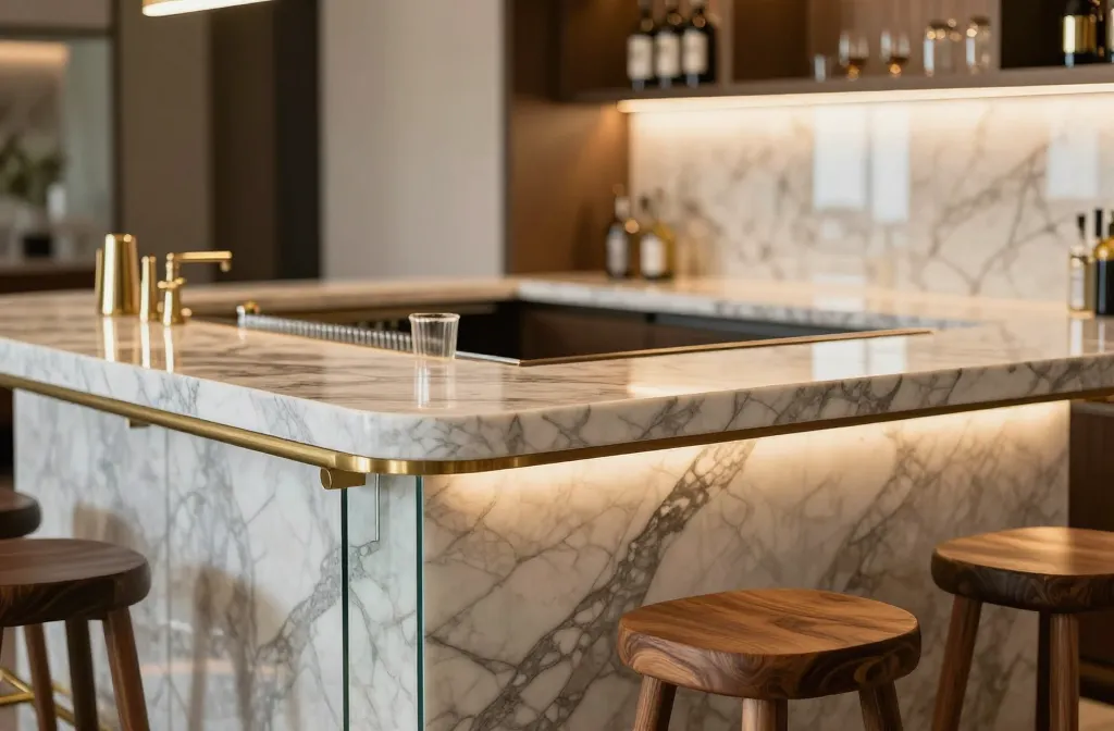 12 Bar Counter Ideas Inspired by Luxury Interiors: Luxe on a Budget