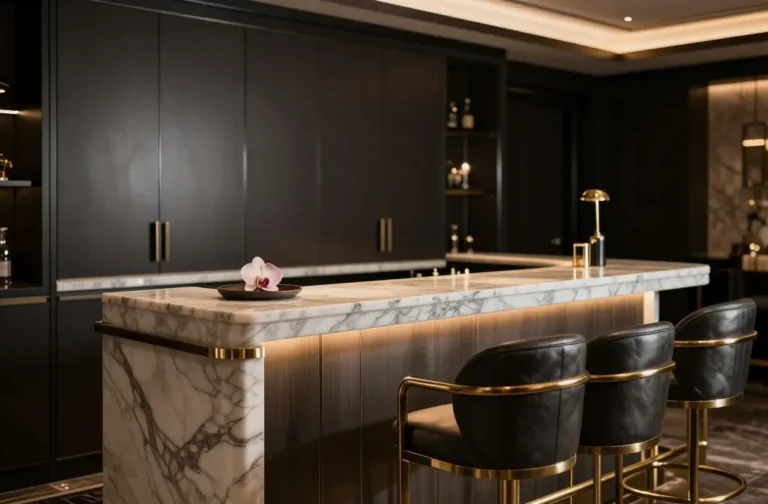 8 Bar Counter Designs Inspired by Luxury Hotels: Luxe Home Edges