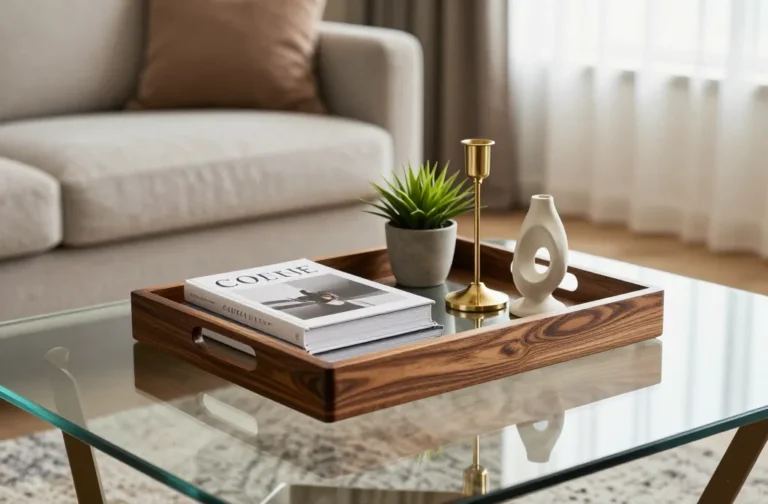 Coffee Table Tray Ideas for Designer Inspired Decor: Chic on a Budget
