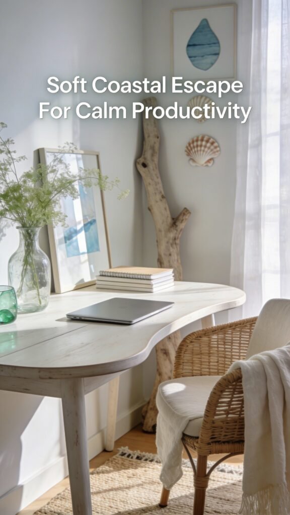 Soft Coastal Escape For Calm Productivity