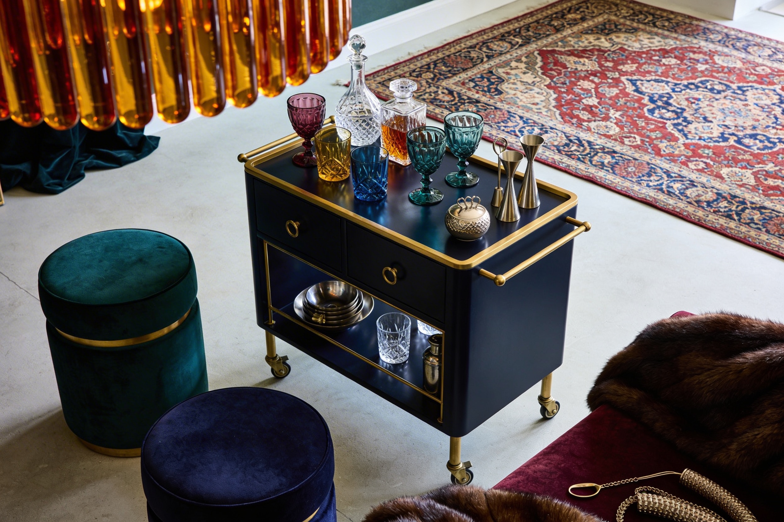 10 Stylish Bar Cart Ideas for Home: Chic & Cozy Carts