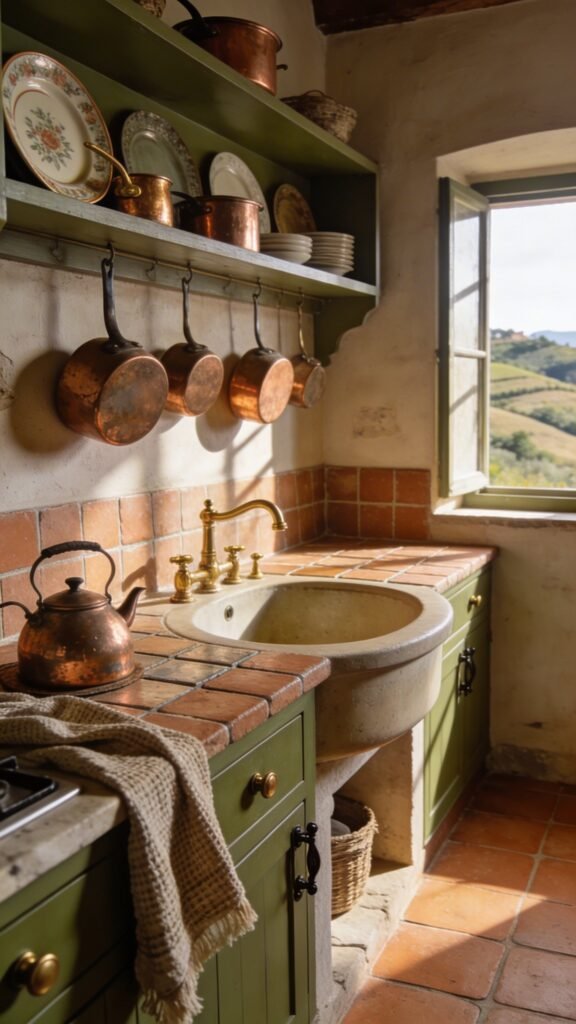 Rustic Italian Farm Kitchen