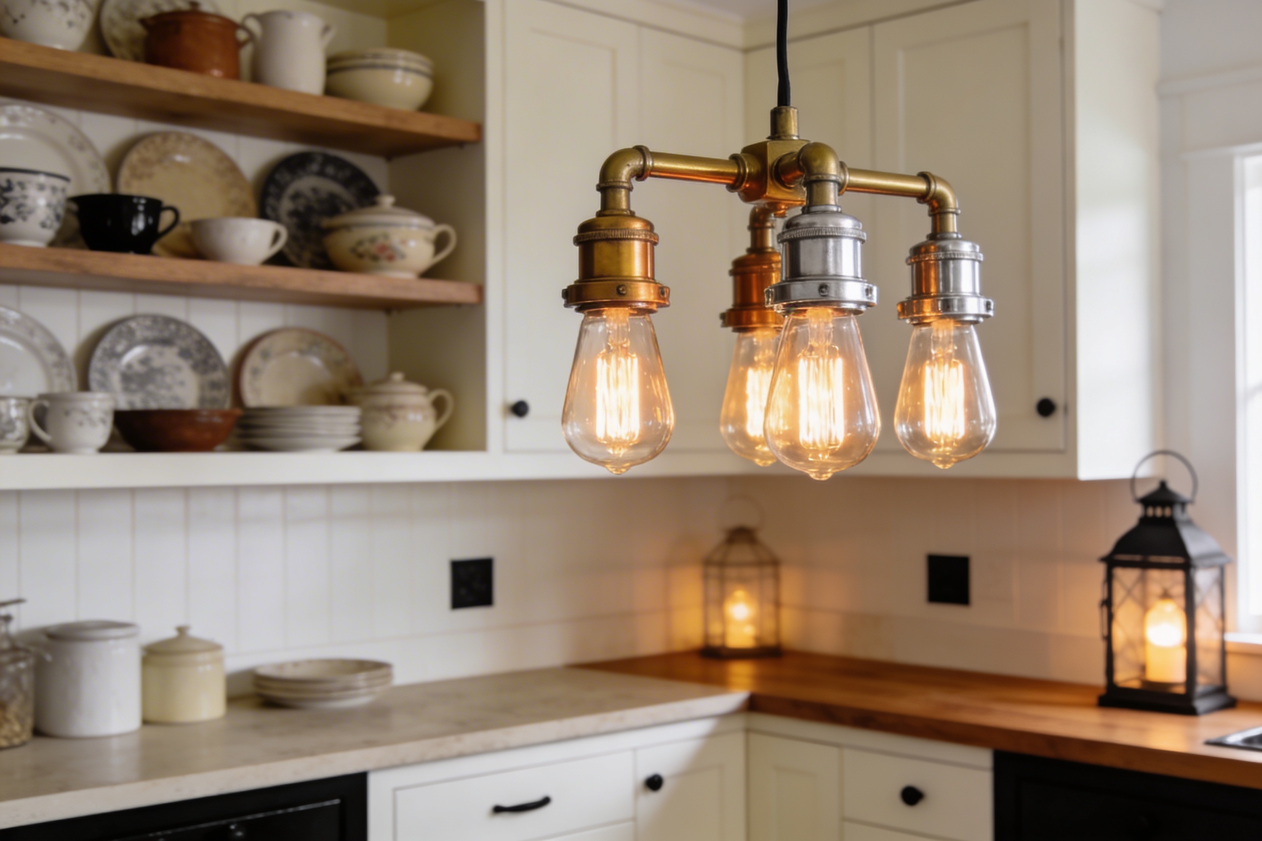 10 Vintage Kitchen Lighting Ideas That Shine