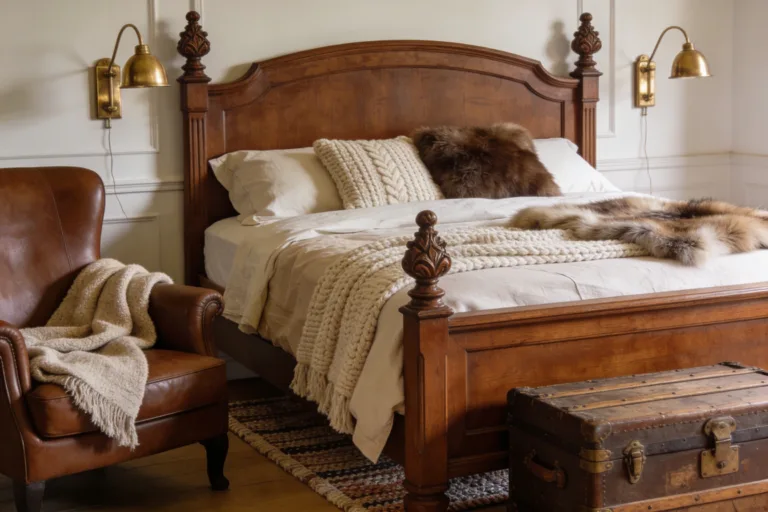 10 Cozy Vintage Bedroom Ideas for Winter: Warm Glow Edition
