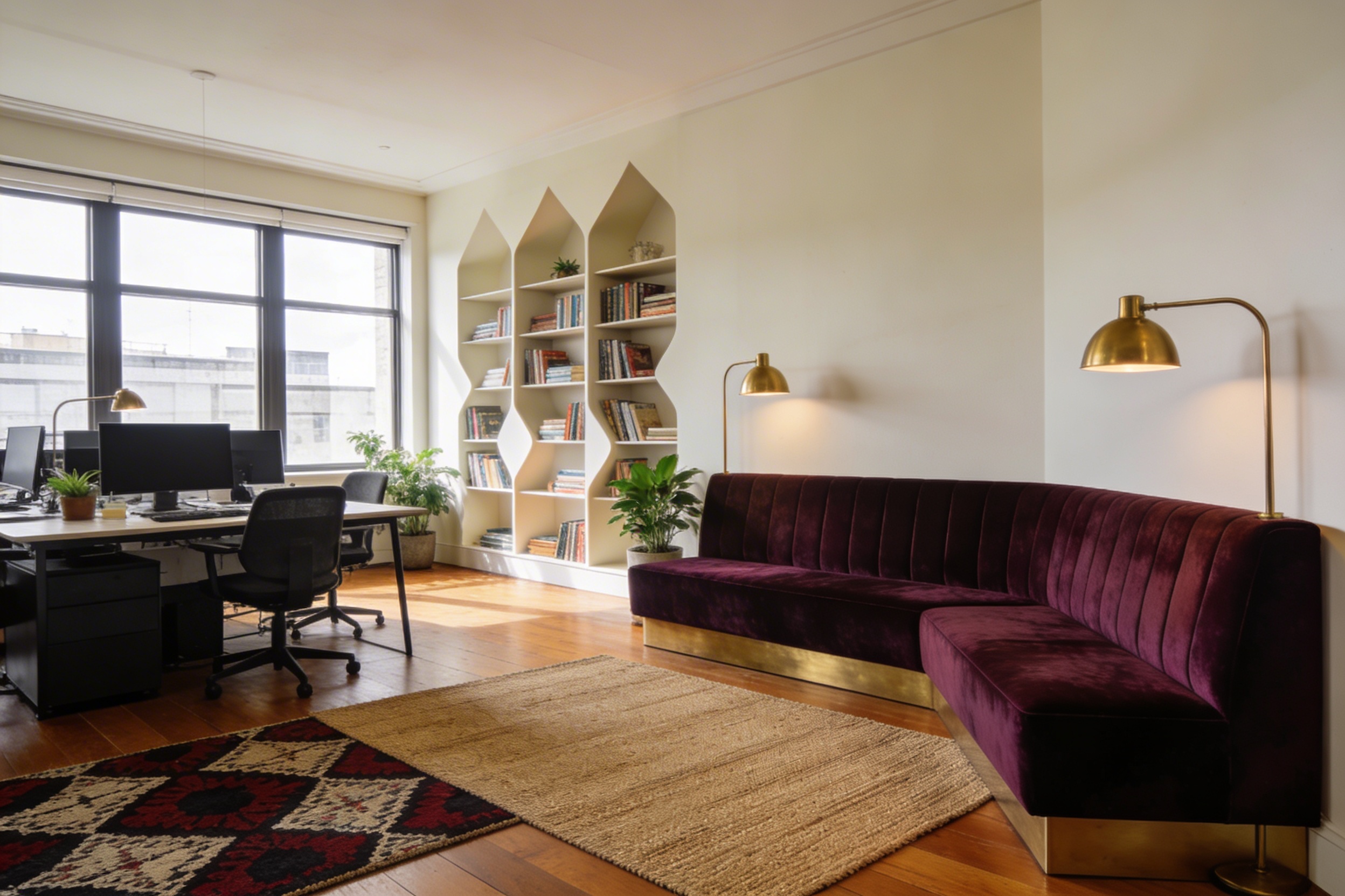 26 Open Office Design Inspirations for Productivity: Bold Ideas