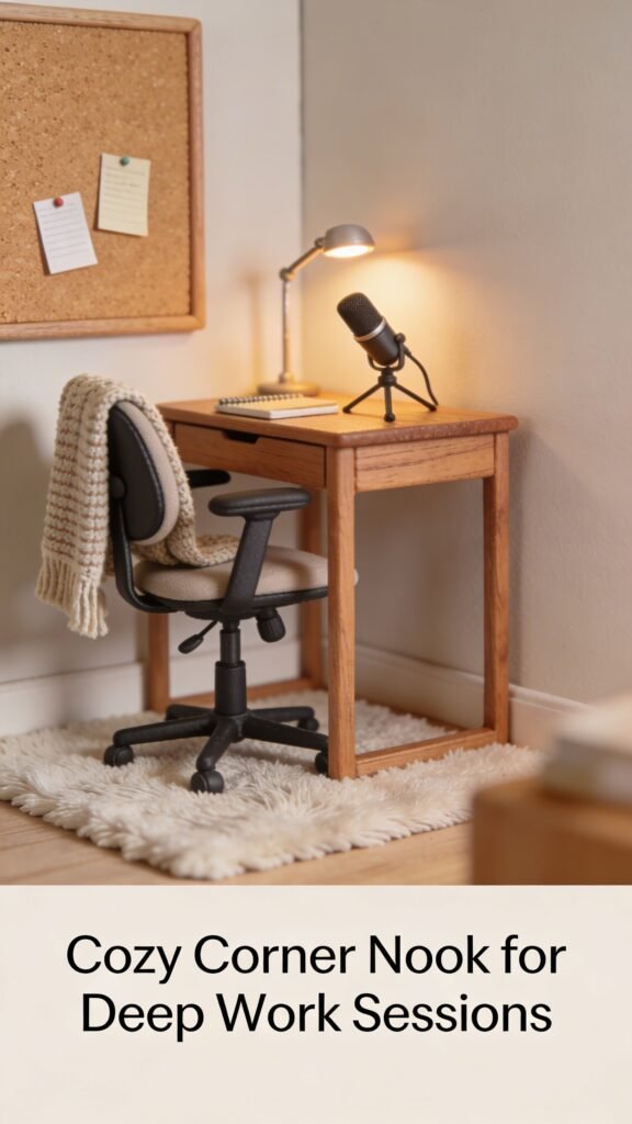 Cozy Corner Nook for Deep Work Sessions
