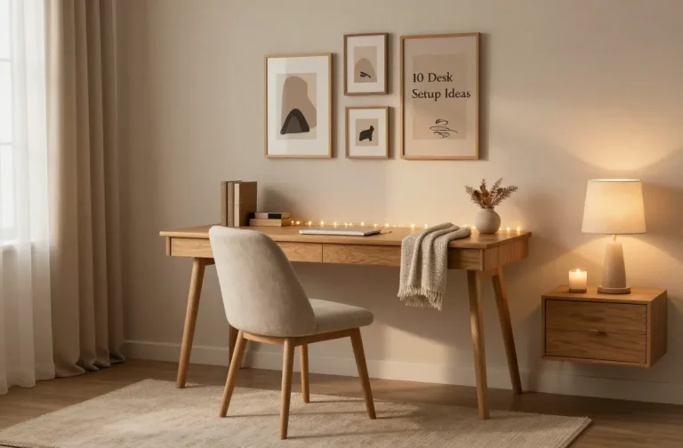 10 Desk Setup Ideas for a Stylish Bedroom Workspace: Vibe Now