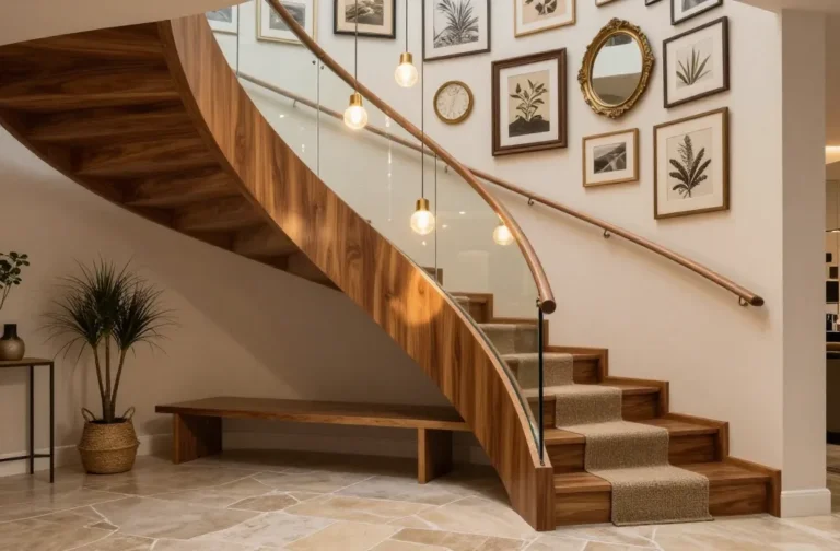 11 Modern Curved Stair Ideas That Feel Architectural: Luxe Curves