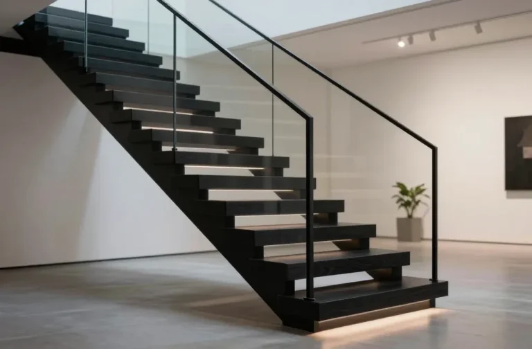 12 Modern Black Stair Ideas That Feel Bold and Minimal Ready to Wow