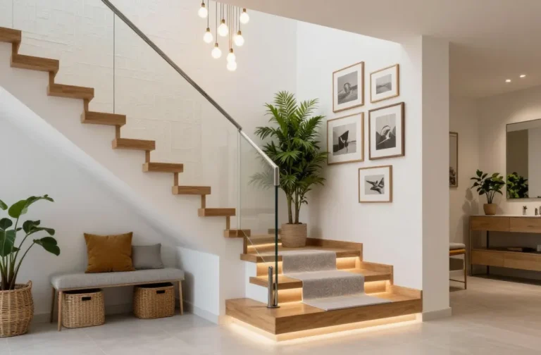 11 Open Riser Stair Ideas That Feel Light and Airy: Fresh Vibes