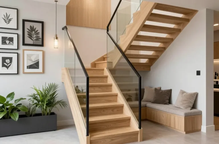 12 Scandinavian Stair Ideas That Feel Bright and Minimal: Pure Calm