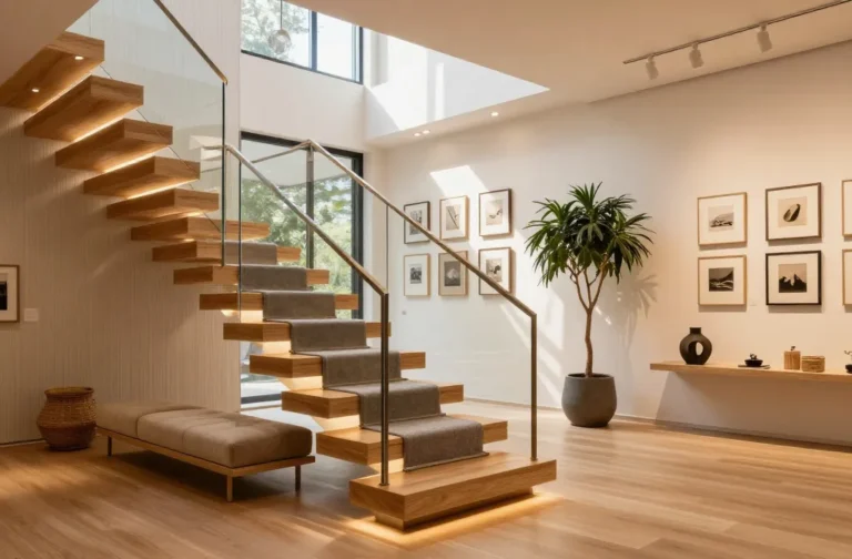9 Staircase Gallery Wall Ideas That Add Personality: Chic Edges