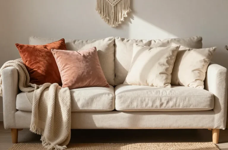 12 Cozy Bohemian Pillow Arrangements for Sofas You’Ll Love