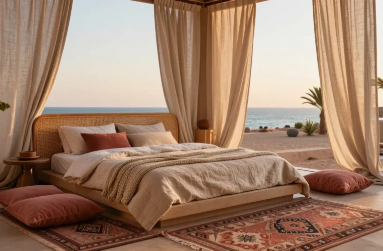 10 Bohemian Bedroom Decor Ideas with Layered Textiles You’Ll Love