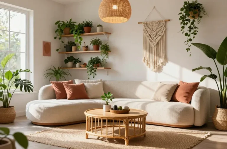 14 Bohemian Living Room Ideas with Plants and Natural Decor Unveiled