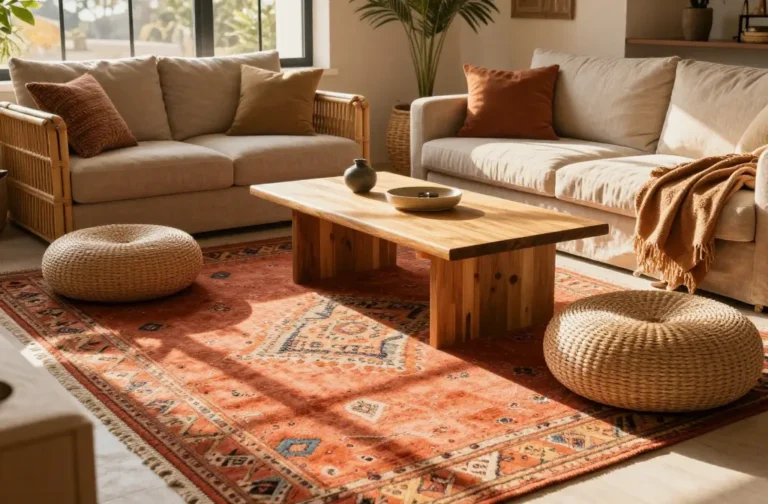 10 Bohemian Rug Ideas That Make Any Room Feel Cozy Groove }