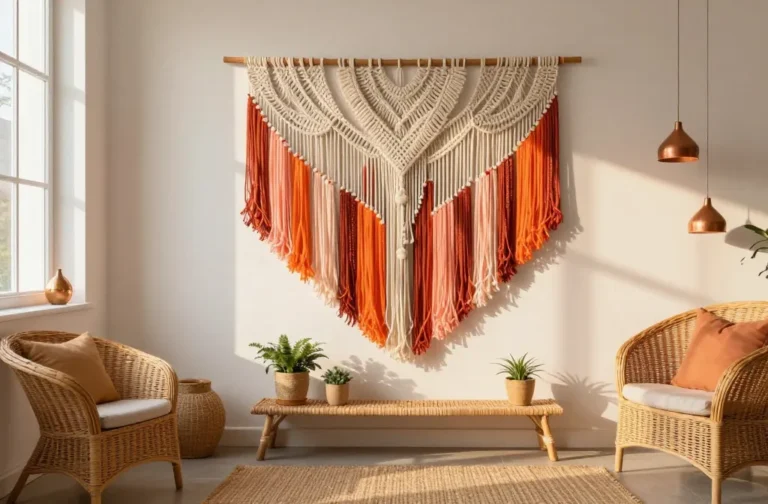 14 Bohemian Wall Hanging Ideas for Artistic Homes: Vibrant Diy Decor