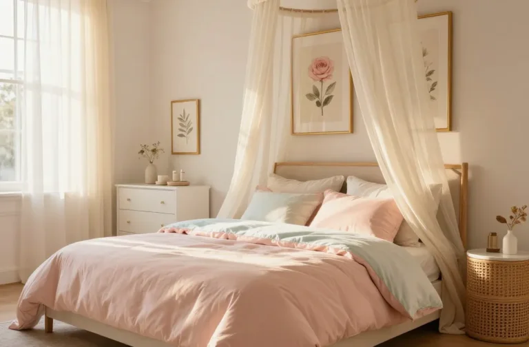 13 Girly Room Ideas with Elegant Wall Art: Chic Awakening