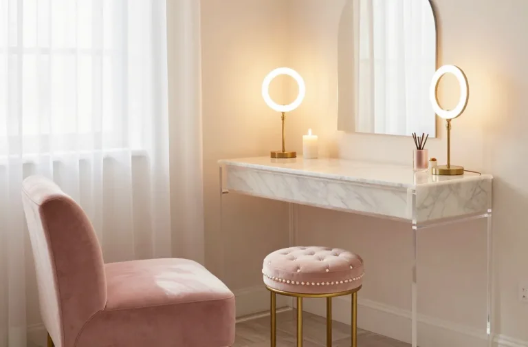 12 Cute Vanity Setup Ideas for a Girly Bedroom You’Ll Love