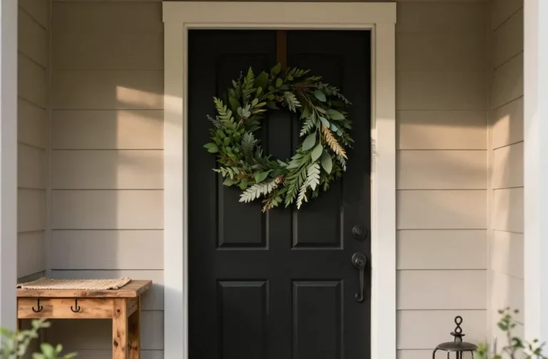 11 Front Entrance Decor Ideas with Seasonal Wreaths: Porch Edition