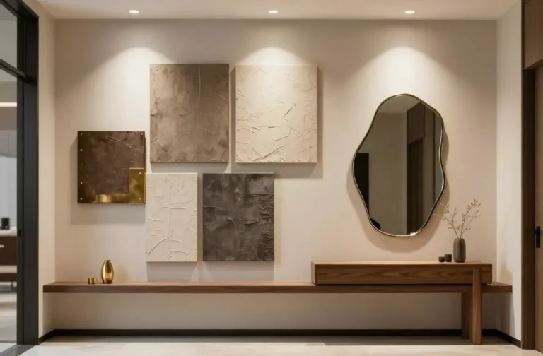 12 Entrance Wall Decor Ideas for Contemporary Spaces: Fresh Hal Foyr