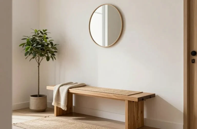 11 Front Entry Decor Ideas with Modern Benches: Chic Vibes