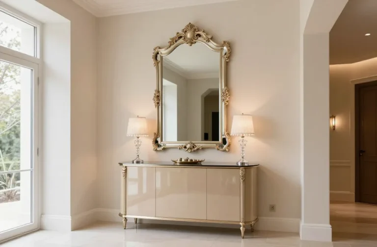11 Entrance Way Decor Ideas Featuring Statement Mirrors: Glam to Minimal