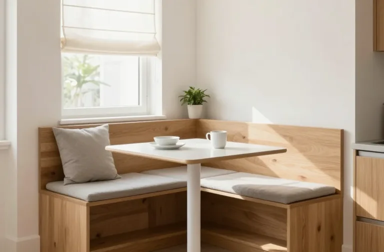 11 Small Corner Bench Breakfast Nook Ideas That Save Space: Cozy Hacks