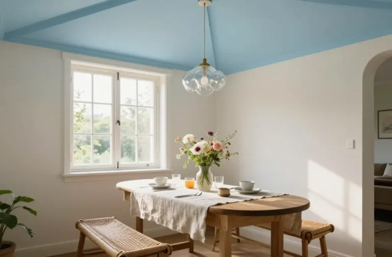 12 Breakfast Nook Ceiling Ideas That Draw the Eye Upward to Wow