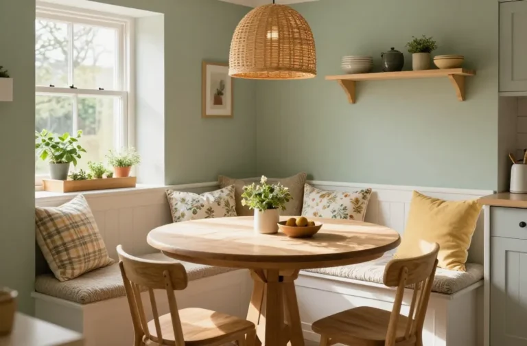 9 Kitchen Layout Ideas Featuring Cozy Breakfast Nooks That Charms Mornings
