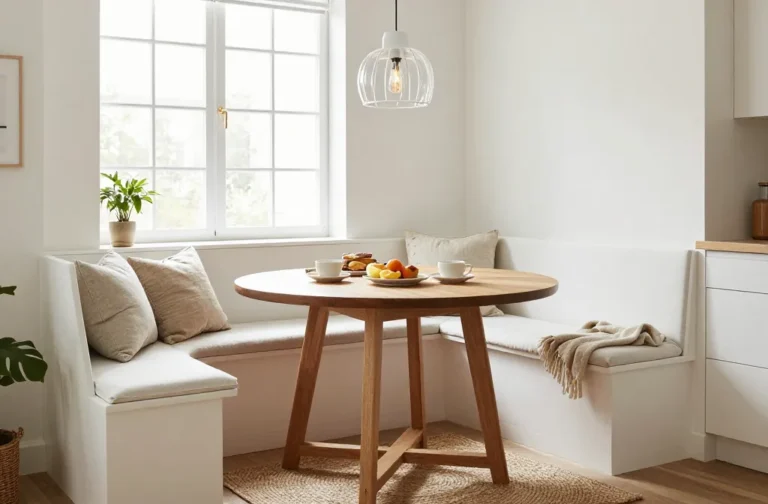Bright Breakfast Nook Ideas Without Windows That Still Feel Bright Sparkle