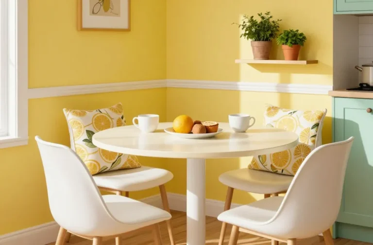 12 Breakfast Nook Color Ideas That Refresh Your Space Instantly: Brightens Your Morning