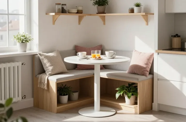 13 Apartment Breakfast Nook Ideas for Small Urban Homes: Tiny-Home Charm
