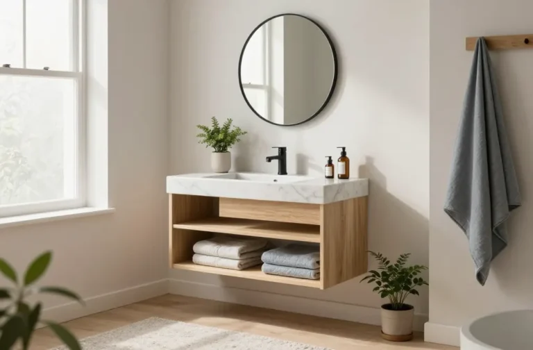 Tiny Bathroom Makeovers: 12 Tiny Bathroom Makeovers That Maximize Every Inch