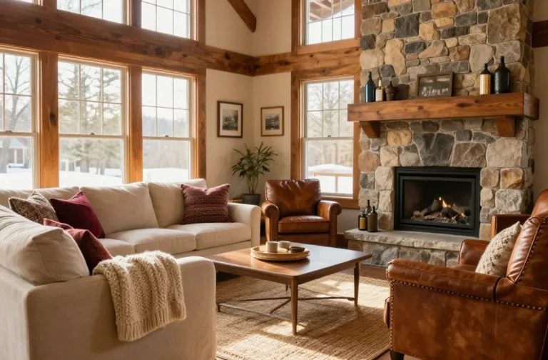 9 Cozy Lodge Styling Ideas with Layered Textures and Warmth That Wow