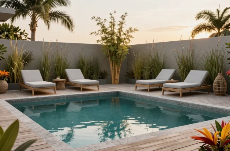 8 Backyard Pool Landscaping Ideas That Elevate Your Outdoor Space: Luxe Oasis Secrets