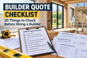 Builder Quote Checklist